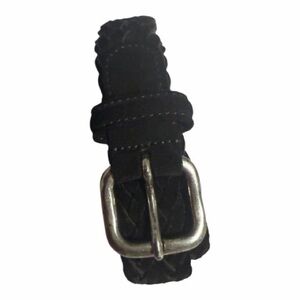 Stylish Anderson’s Suede Brown Braided Belt with Silver Buckle